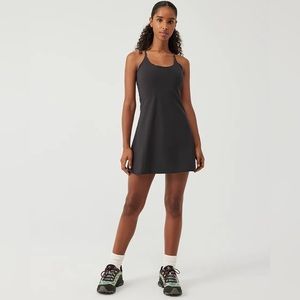 Outdoor Voices Black exercise dress (original with built-in shorts)